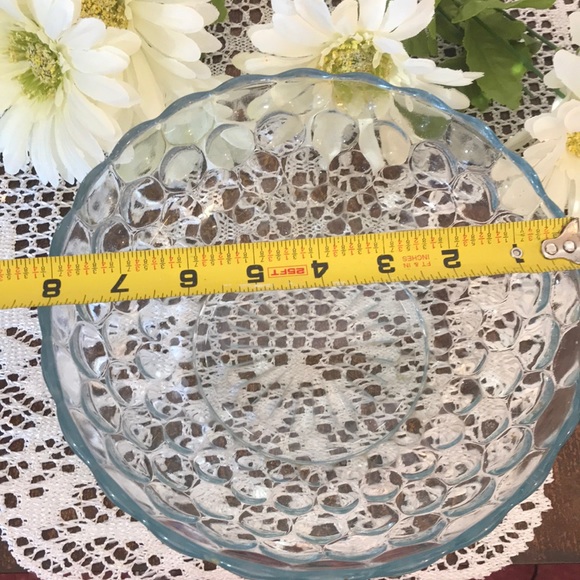 🆓 📫 - VTG Beveled Glass Bowl - Picture 5 of 5